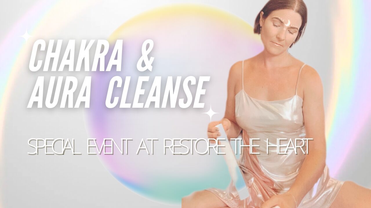 a woman doing reiki healing for chakras and aura