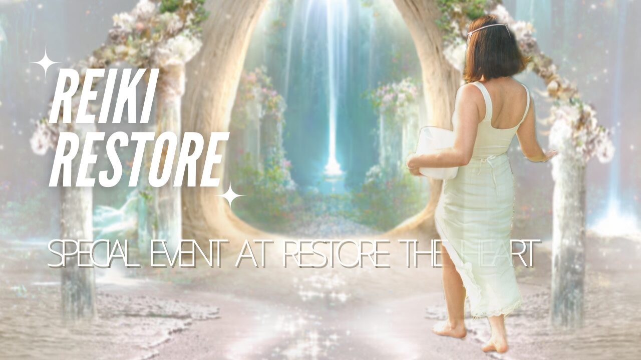 a woman doing reiki healing