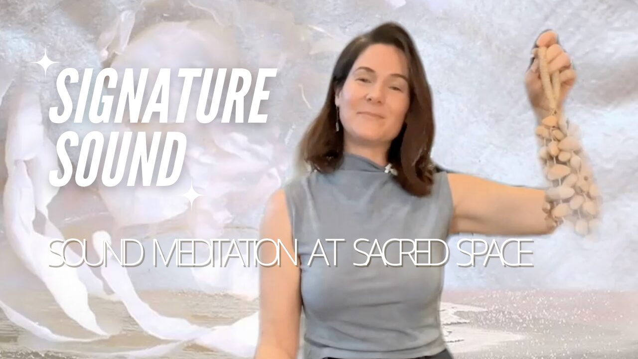 a woman leading a sound bath in wood-ridge, nj