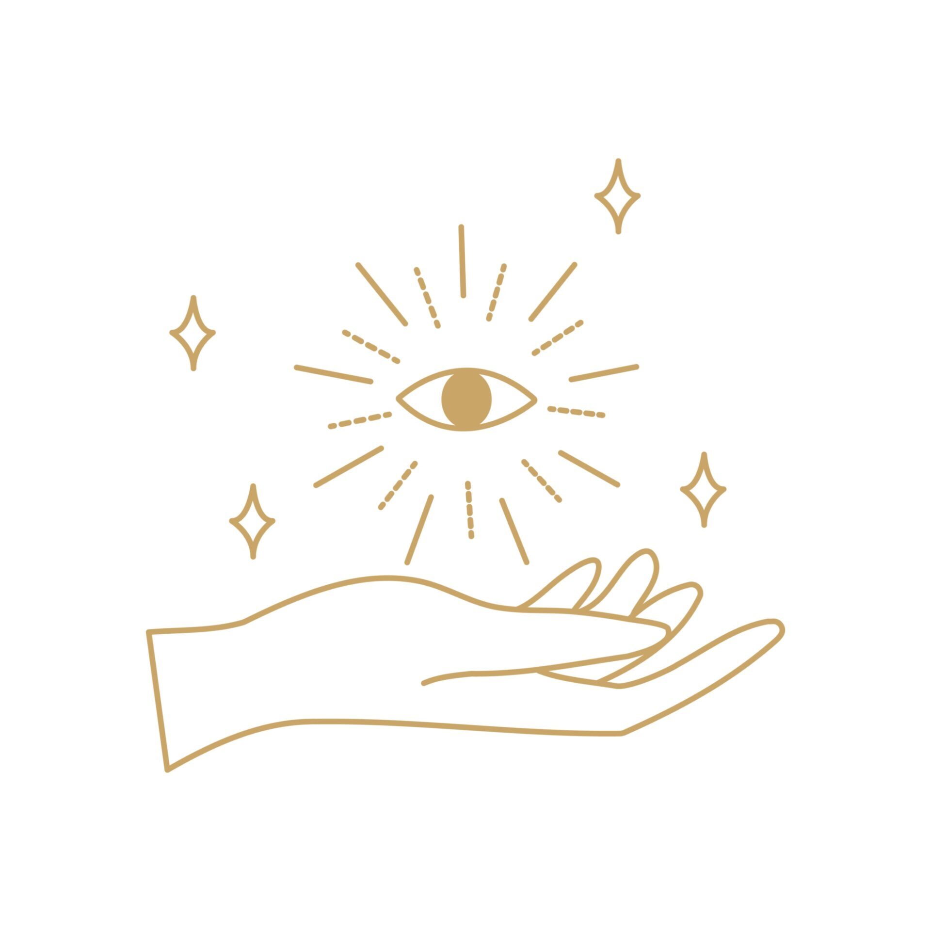 Eye png alchemy logo element, aesthetic collage sticker